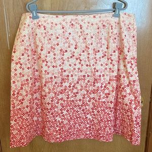 Talbots women’s sized cotton lined skirt.